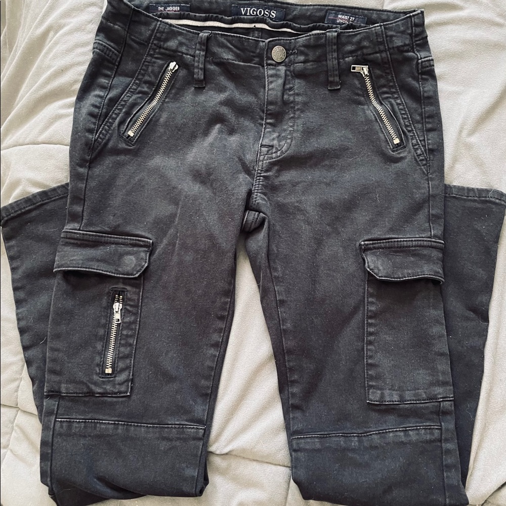 ***SALE***Cargo Blk. Denim Pant